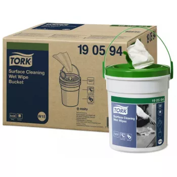 Surface preparation wipe Tork 190594 — white, 58 wipes, pack 158×158×191 mm
