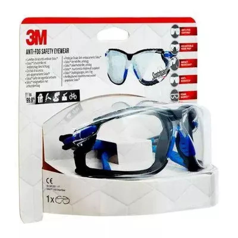 Glasses 3M S1CBC1 Unisex Oval Rimless — Sport style, oval shape, rimless
