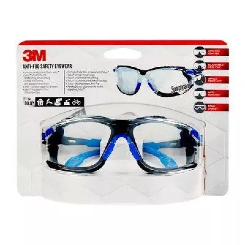 Glasses 3M S1CBC1 Unisex Oval Rimless — Sport style, oval shape, rimless