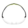 Safety goggles 3M SF4000CC1 — plastic protective eyewear, transparent lens, black/green