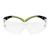 Safety goggles 3M SF4000CC1 — plastic protective eyewear, transparent lens, black/green