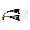 Safety goggles 3M SF4000CC1 — plastic protective eyewear, transparent lens, black/green