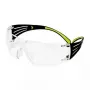 Safety goggles 3M SF4000CC1 — plastic protective eyewear, transparent lens, black/green