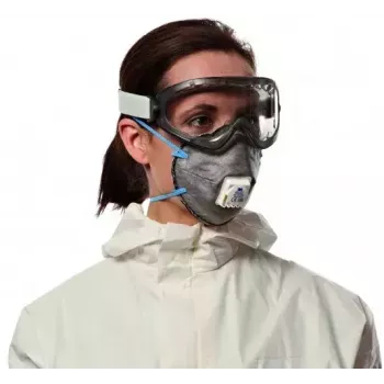 Dust mask 3M 9922C2, reusable respirator-style, pack of 2, anthracite