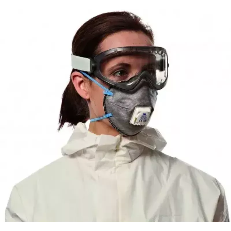 Dust mask 3M 9922C2, reusable respirator-style, pack of 2, anthracite