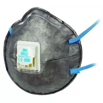 Dust mask 3M 9922C2, reusable respirator-style, pack of 2, anthracite
