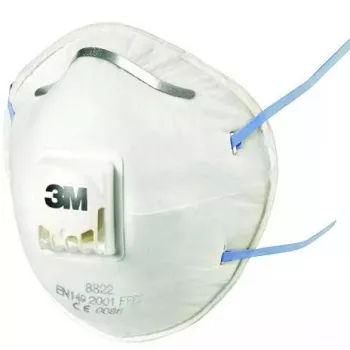 Dust mask 3M 8822C3 FFP2, white, filtering facepiece, pack of 3