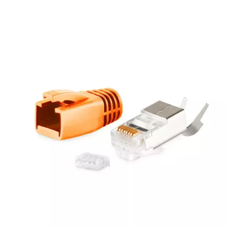 Wire Connector RJ-45 ShiverPeaks BS72067-O Male Orange