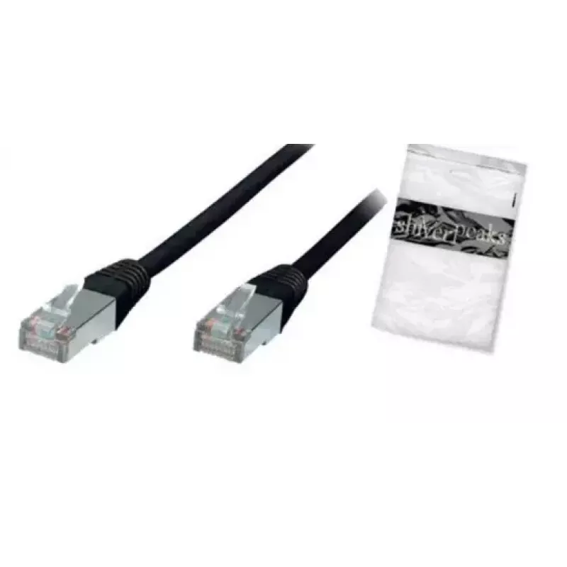 Networking Cable ShiverPeaks BS75111-S 1m Cat5e F/UTP Black