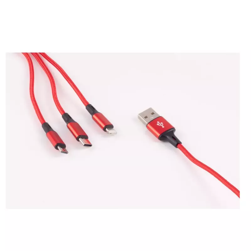 USB cable ShiverPeaks BS14-50070 1.2 m USB A USB C Micro-USB B Black