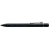 Ballpoint pen Faber-Castell 243999 — clip-on retractable, blue ink, medium tip, black body, 1 pc