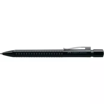 Ballpoint pen Faber-Castell 243999 — clip-on retractable, blue ink, medium tip, black body, 1 pc