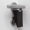 Door Stop Blomus WEDO Black Rubber Stainless Steel