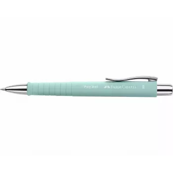 Ballpoint pen Faber-Castell 241105 clip-on retractable, blue ink, extra bold tip, 1 pc