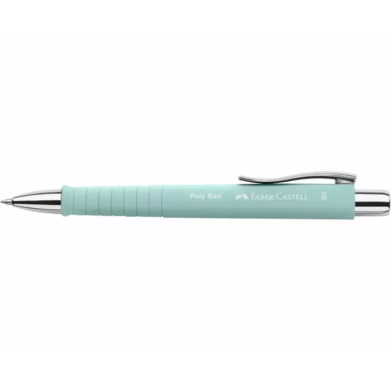 Ballpoint pen Faber-Castell 241105 clip-on retractable, blue ink, extra bold tip, 1 pc