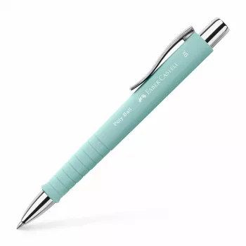 Ballpoint pen Faber-Castell 241105 clip-on retractable, blue ink, extra bold tip, 1 pc