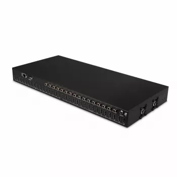 Lindy 16x16 HDMI 4K60 Matrix, HDMI, HDMI, 3.5 mm, 3840 x 2160 pixels, Black, Metal