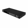 Lindy 16x16 HDMI 4K60 Matrix, HDMI, HDMI, 3.5 mm, 3840 x 2160 pixels, Black, Metal