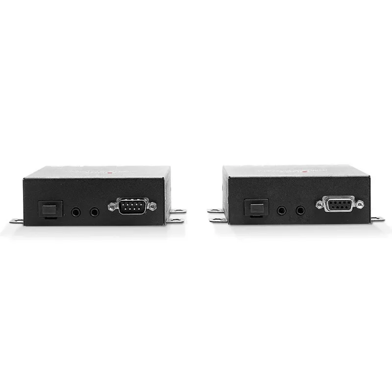 Lindy 300m Fibre Optic HDMI 4K60 and USB KVM Extender, Transmitter & receiver, Wired, 300 m, 3840 x 2160 pixels, Black, Metal