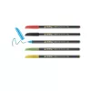 Felt Pen Edding 4-1200-5-3 Aqua Black Light Green Red Yellow Bullet Tip