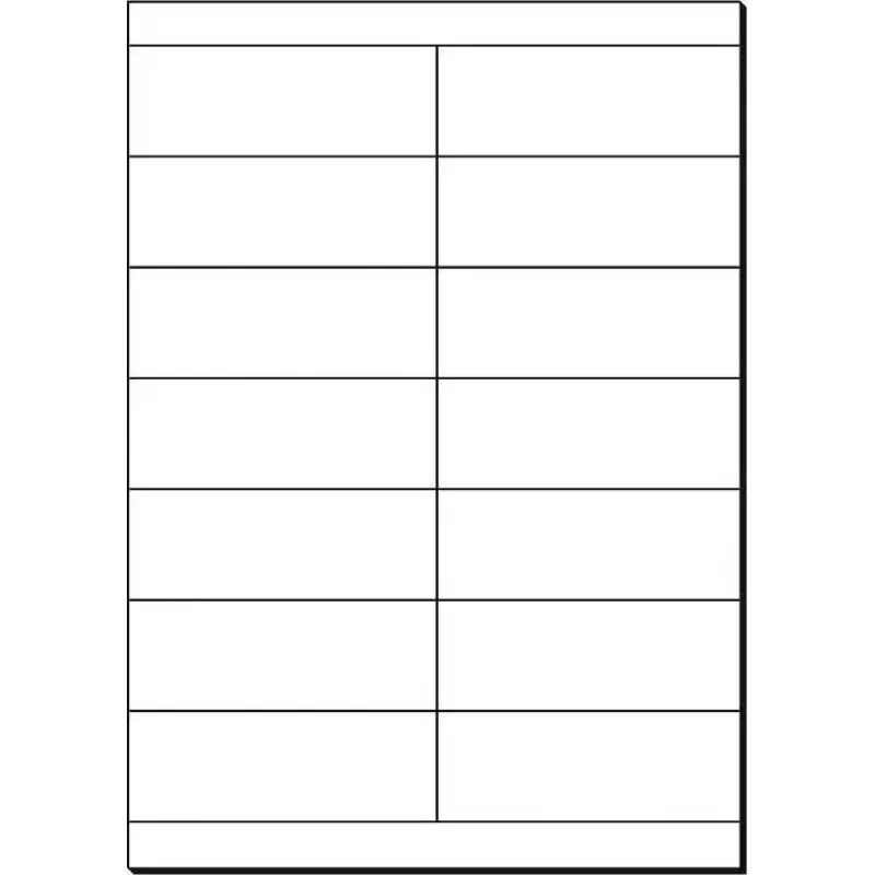 Self-adhesive label Sigel LP783 Rectangle White 420 pc(s)