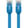 Flat Patch Cable Goobay CAT 6 2m U/UTP Blue