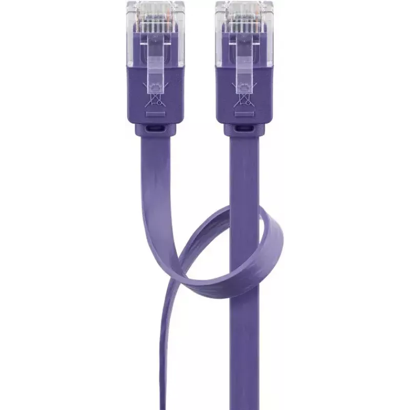 Flat Patch Cable Goobay CAT 6 2m U/UTP Violet