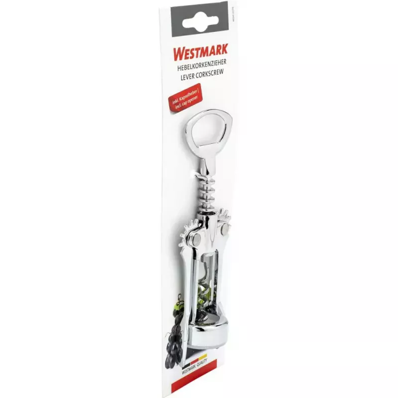 Corkscrew Westmark 60202270 basic corkscrew, steel, 173×63×37 mm