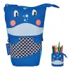 Soft pencil case Herlitz Whale Polyester Black Blue Pink