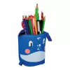 Soft pencil case Herlitz Whale Polyester Black Blue Pink