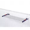 Wall-mounted rack Leifheit Quartett Duo Black Stainless steel