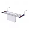 Wall-mounted rack Leifheit Quartett Duo Black Stainless steel