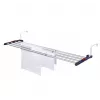 Wall-mounted rack Leifheit Quartett Duo Black Stainless steel