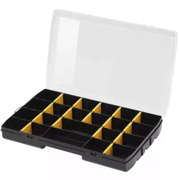 Storage tray Stanley STST81680-1 Rectangular Polypropylene Black Yellow