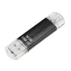 Hama Laeta Twin, 16GB USB flash drive USB Type-A / Micro-USB 3.2 Gen 1 (3.1 Gen 1) Black