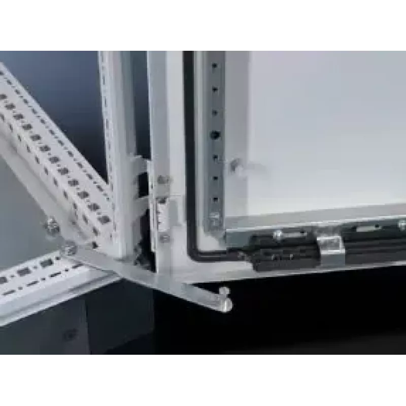 Door stay Rittal 4583.500 for server and network racks, silver, 1 pc