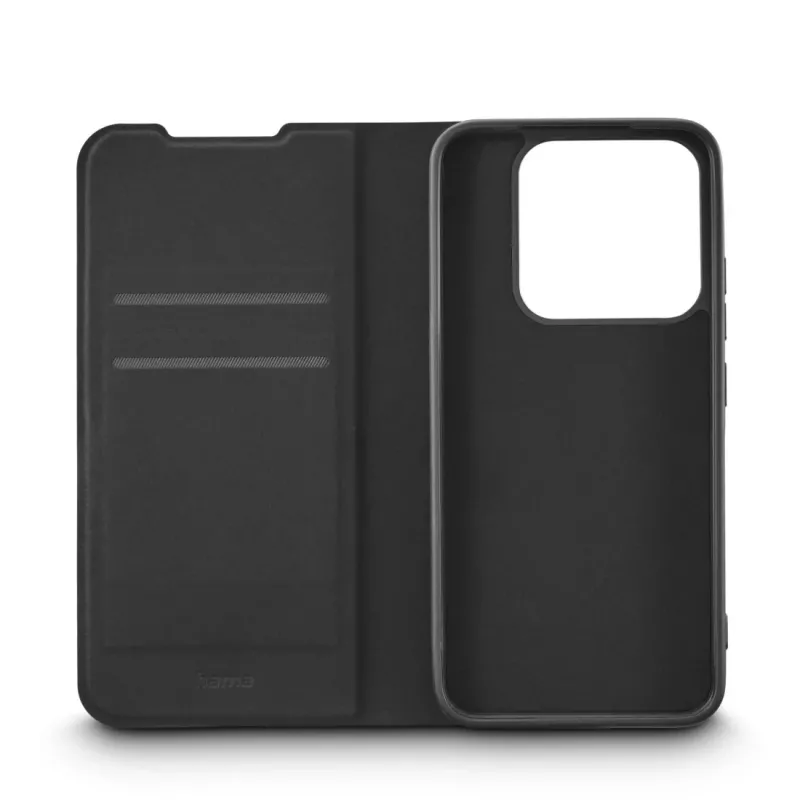 HAMA folio phone case for Xiaomi 15T — Daily Protect, 17.4 cm (6.83 inch), black, 2 card pockets, desktop stand