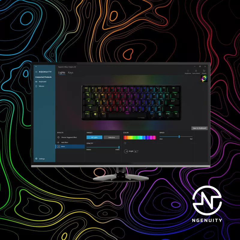 HyperX Alloy Origins 60 - Mechanical Gaming Keyboard - HX Red