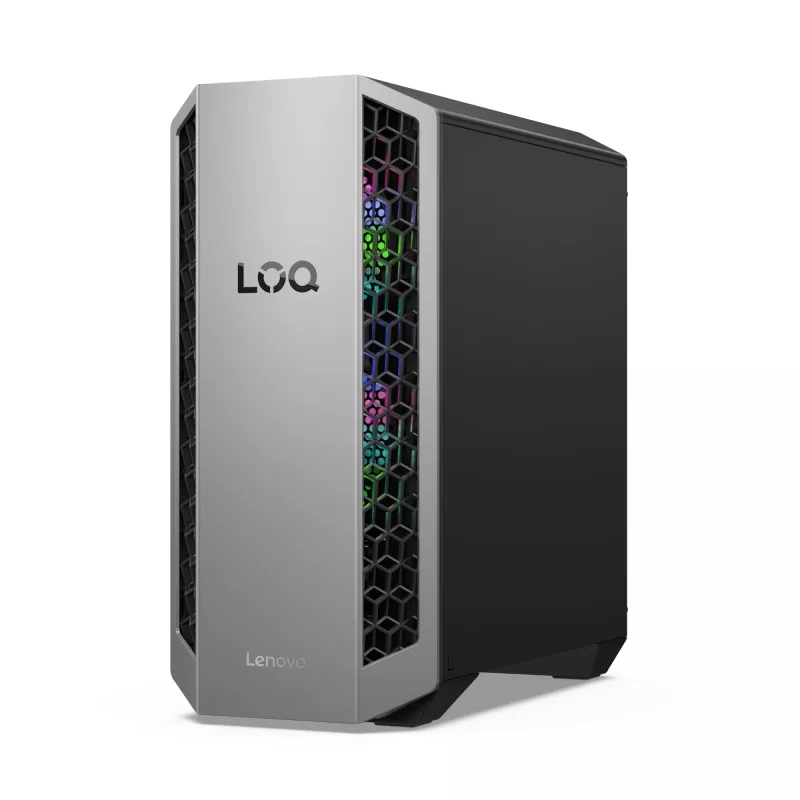 Lenovo LOQ Tower 26ADR10 AMD Ryzen™ 7 8745HX 32 GB DDR5-SDRAM 1 TB SSD NVIDIA GeForce RTX 5070 Windows 11 Home PC Black