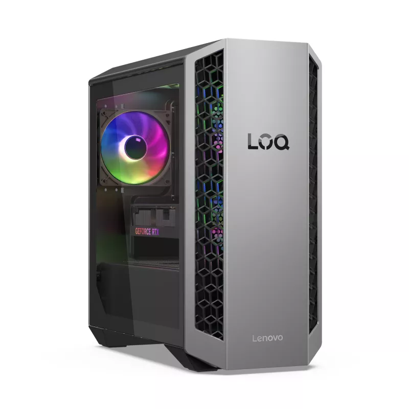 Lenovo LOQ Tower 26ADR10 AMD Ryzen™ 7 8745HX 32 GB DDR5-SDRAM 1 TB SSD NVIDIA GeForce RTX 5070 Windows 11 Home PC Black