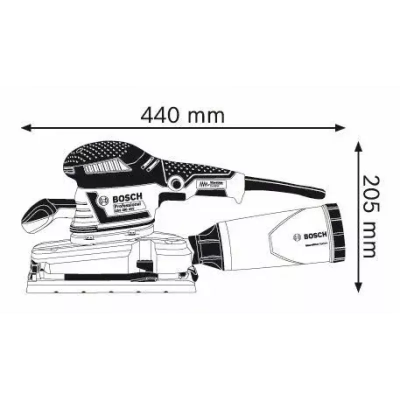 Bosch GSS 280 AVE Professional Orbital sander 11000 RPM 22000 OPM