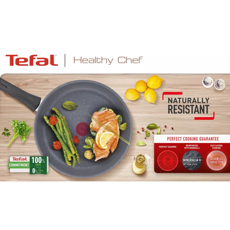 All-purpose pan Tefal Healthy Chef G15002 Round 20 cm Grey