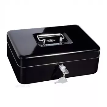Cash/Ticket Box Wedo 145121H Black