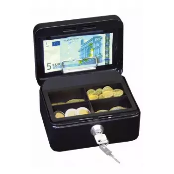 Cash/Ticket Box Wedo 145121H Black
