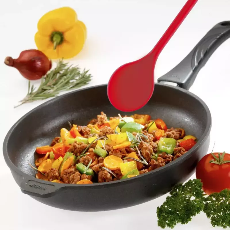 Silicone Cooking Spoon Westmark 15662270 — Metal Core, Red, 282×47×13 mm, 1 pc