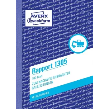 Accounting form/book A6 Avery 1305