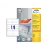 Self-adhesive addressing labels Avery Zweckform 3678 — white paper, 9.7×3.7 cm, 1400 labels (100 sheets)