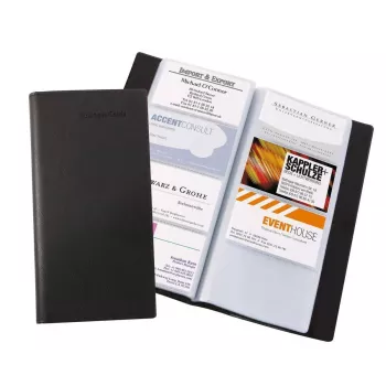 Business Card Holder Sigel VZ172 Plastic Black