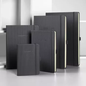 Writing Notebook Sigel CO117 194 Sheets Black