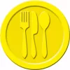 SIGEL WM002 meal/event tokens, yellow, 100 pcs